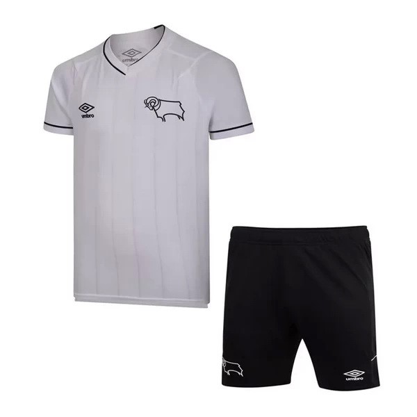 Camiseta Derby County 1ª Niños 2020/21 Blanco